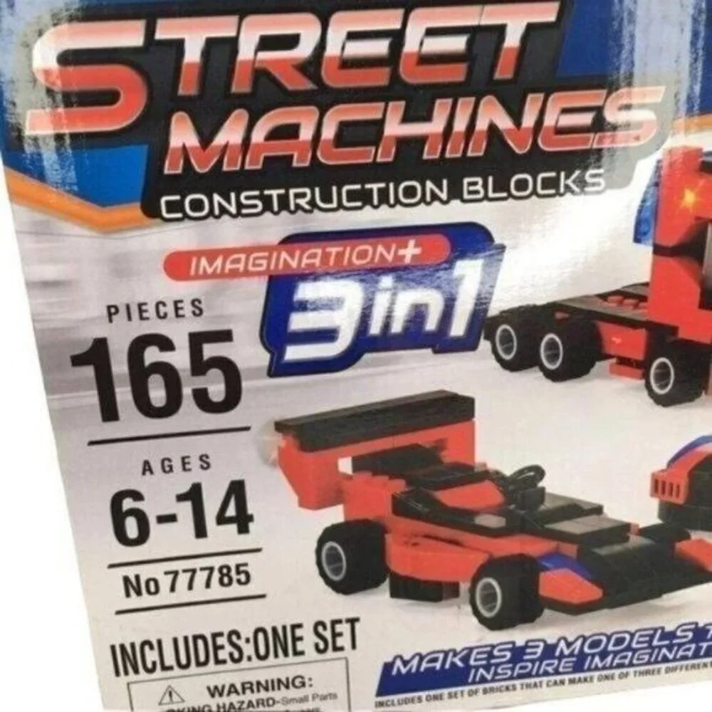 Top Blox Street Machines Building Blocks Set New
